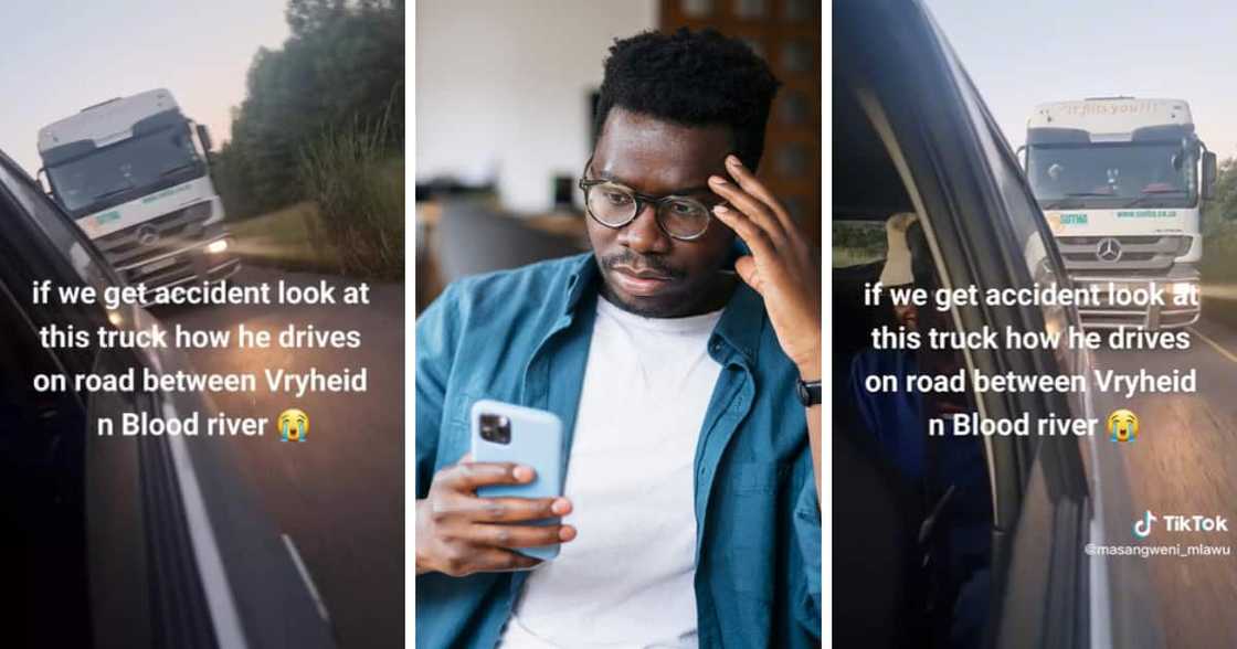 TikTok user Lindi Lynne Mthembu's truck video TikTok user Lindi Lynne Mthembu's truck video