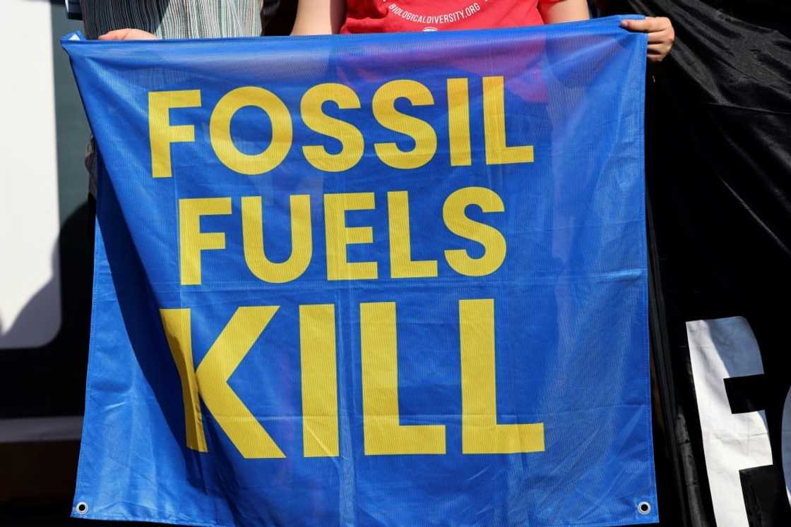 Protesters outside the Sharm el-Sheikh International Convention Centre during the COP27 climate conference, on November 15, 2022 Protesters outside the Sharm el-Sheikh International Convention Centre during the COP27 climate conference, on November 15, 2022
