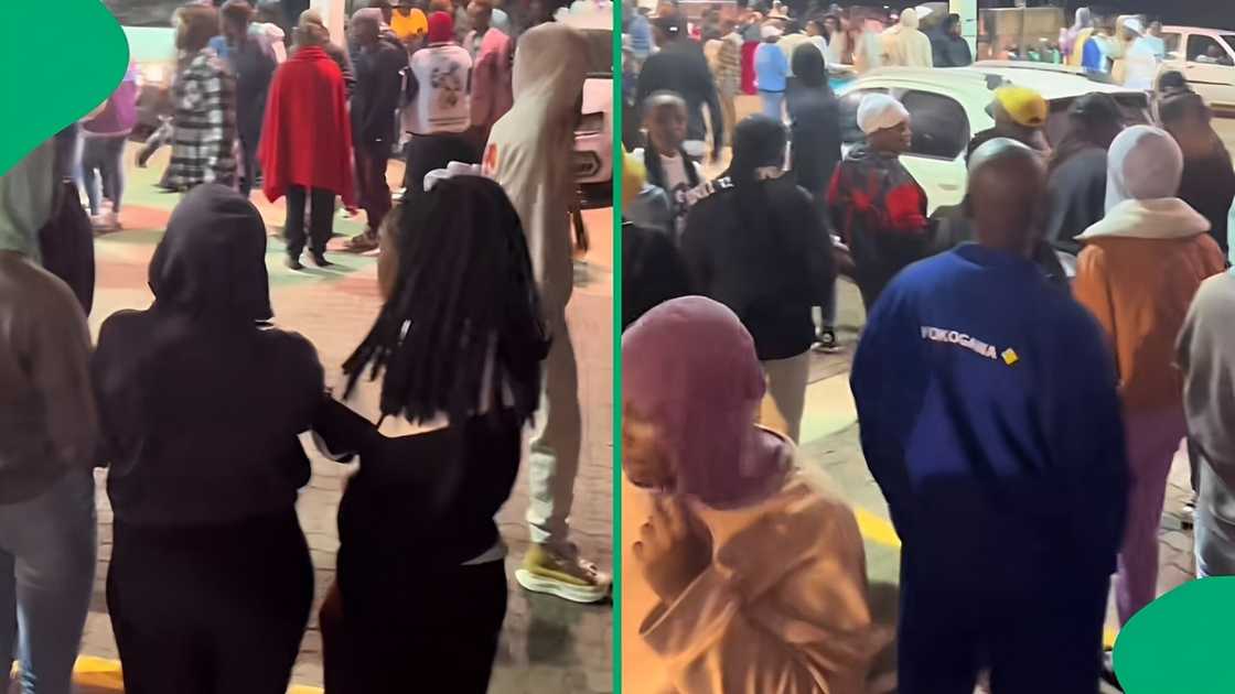 A TikTok video shows anxious matric pupils waiting for their results. A TikTok video shows anxious matric pupils waiting for their results.