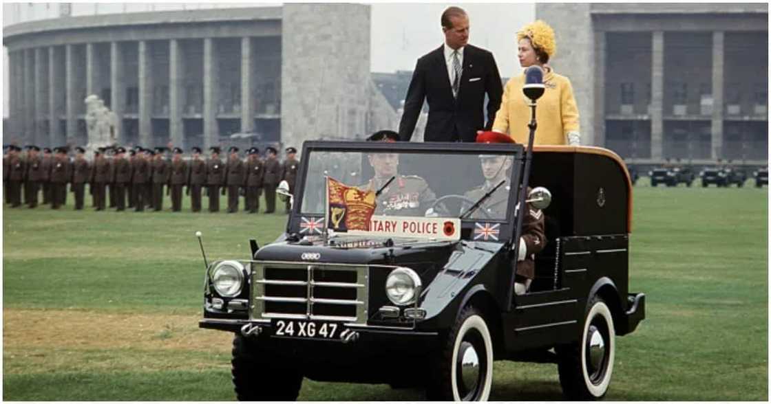 The queen and her late hubby. Photo: Getty Images.