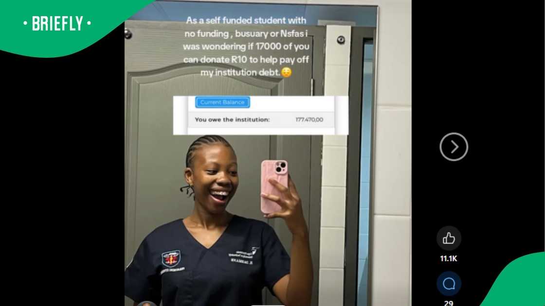 A woman's post went viral. A woman's post went viral.