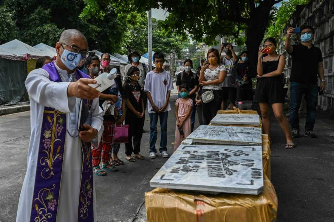 Father Flavie Villanueva (left) has received death threats and been charged with sedition for his criticism of Duterte's drug war Father Flavie Villanueva (left) has received death threats and been charged with sedition for his criticism of Duterte's drug war