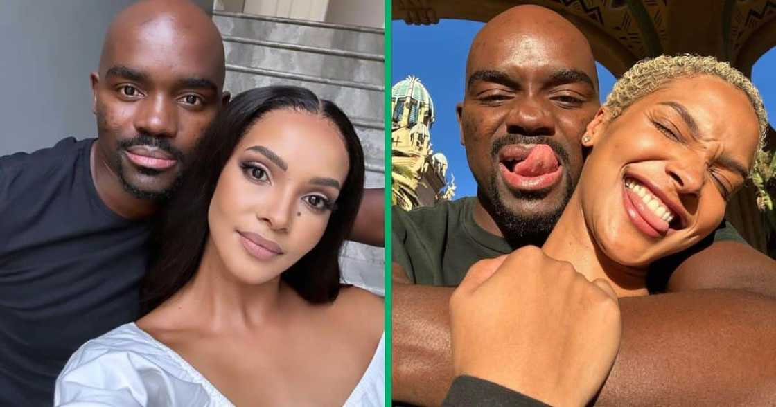 Mzansi says Liesl Laurie and Musa Mthombeni are marriage goals. Mzansi says Liesl Laurie and Musa Mthombeni are marriage goals.