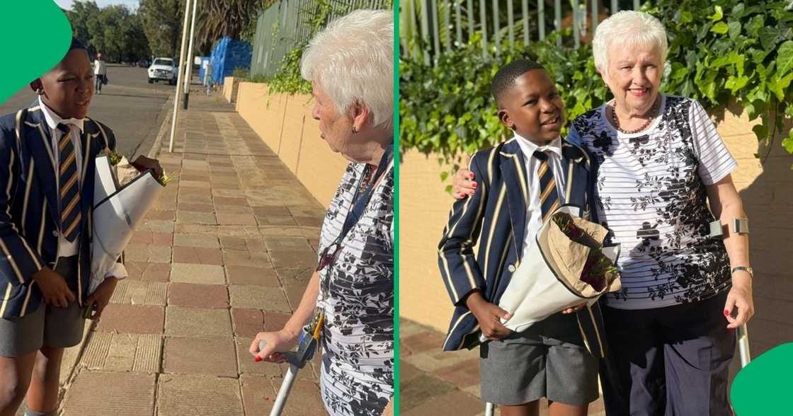 A young man showed kindness to an elderly lady at Clicks, leaving the internet touched.