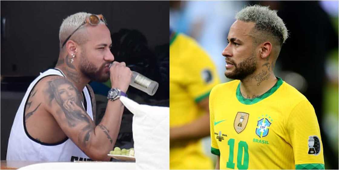 Fans criticize Neymar's physique after he was spotted looking bloated on holiday Fans criticize Neymar's physique after he was spotted looking bloated on holiday