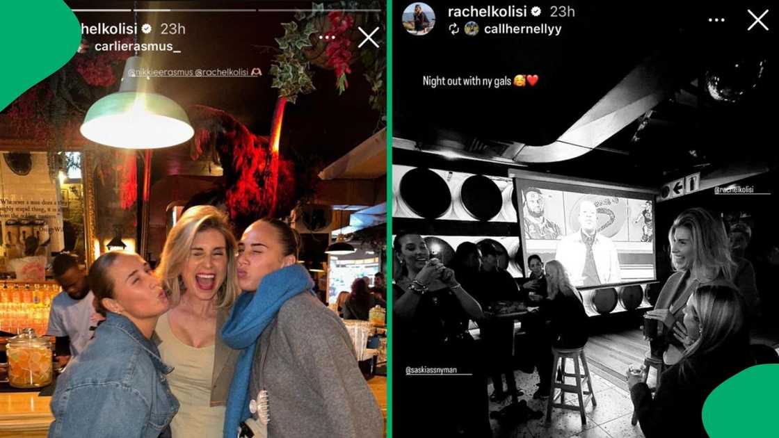 Rachel Kolisi enjoys night out Rachel Kolisi enjoys night out