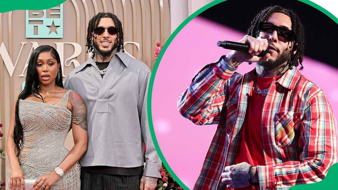 Rashida Nicole and LiAngelo Ball during the 2025 BET Awards (L). The rapper at the 2025 ESPY Awards (R) Rashida Nicole and LiAngelo Ball during the 2025 BET Awards (L). The rapper at the 2025 ESPY Awards (R)