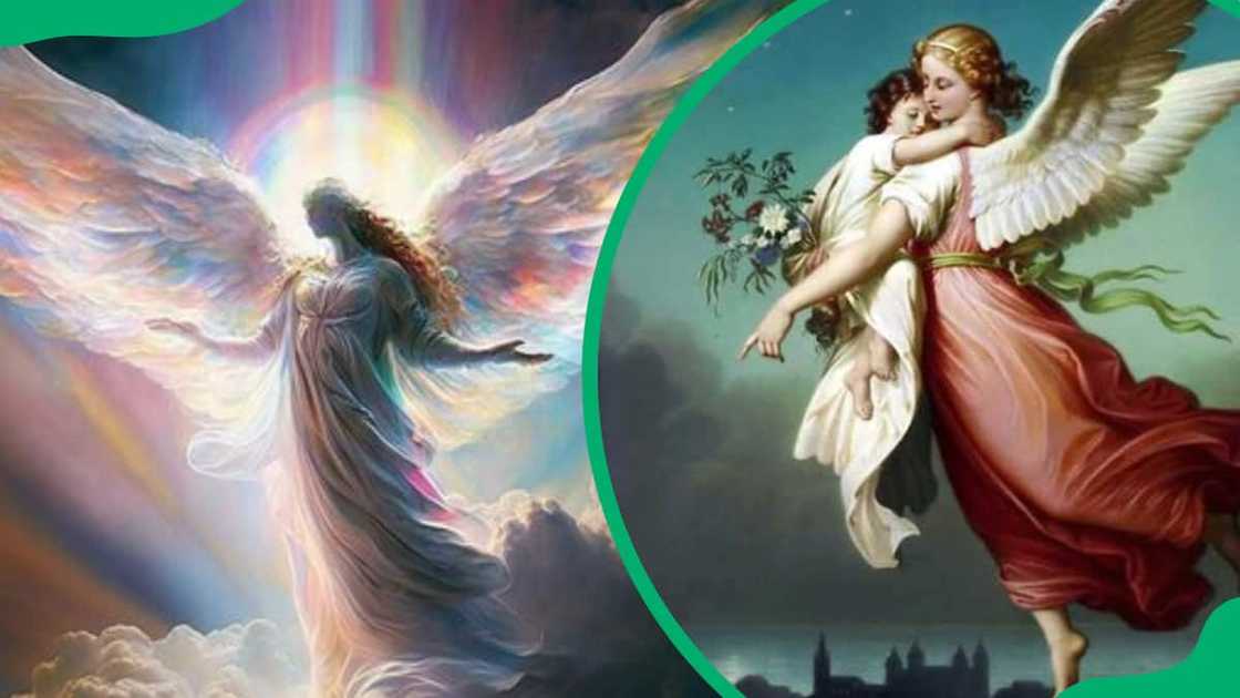 A guardian angel in the universe A guardian angel in the universe