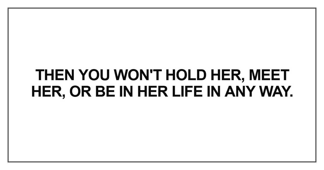 Then you won't hold her Then you won't hold her