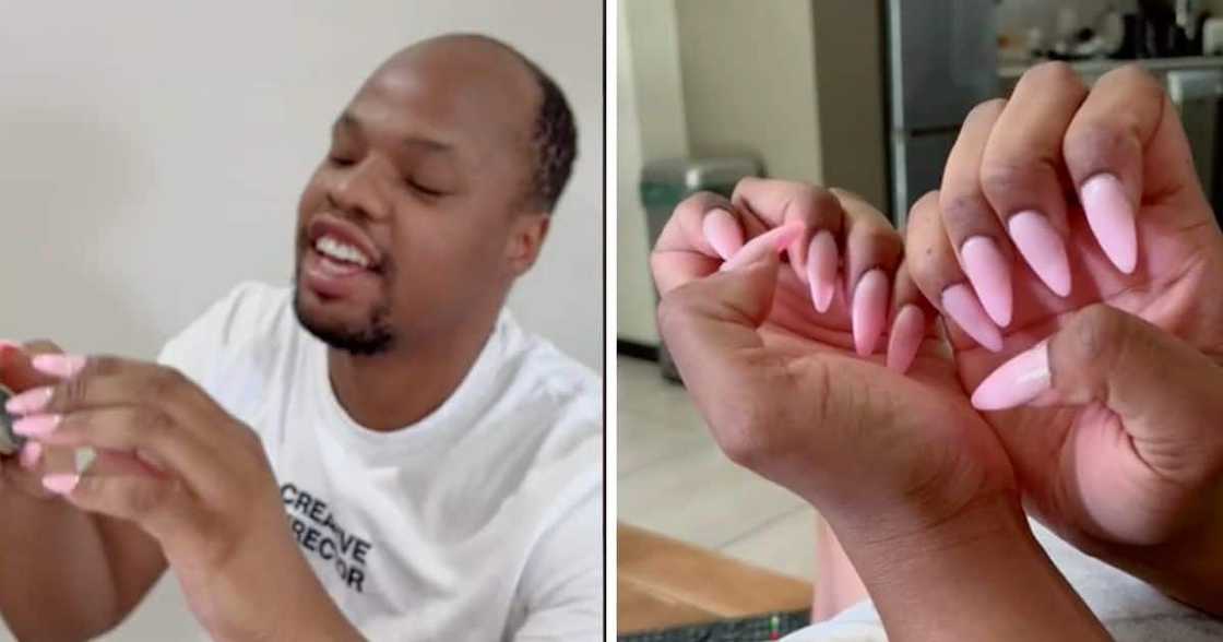 Young man trends for rocking stiletto nails