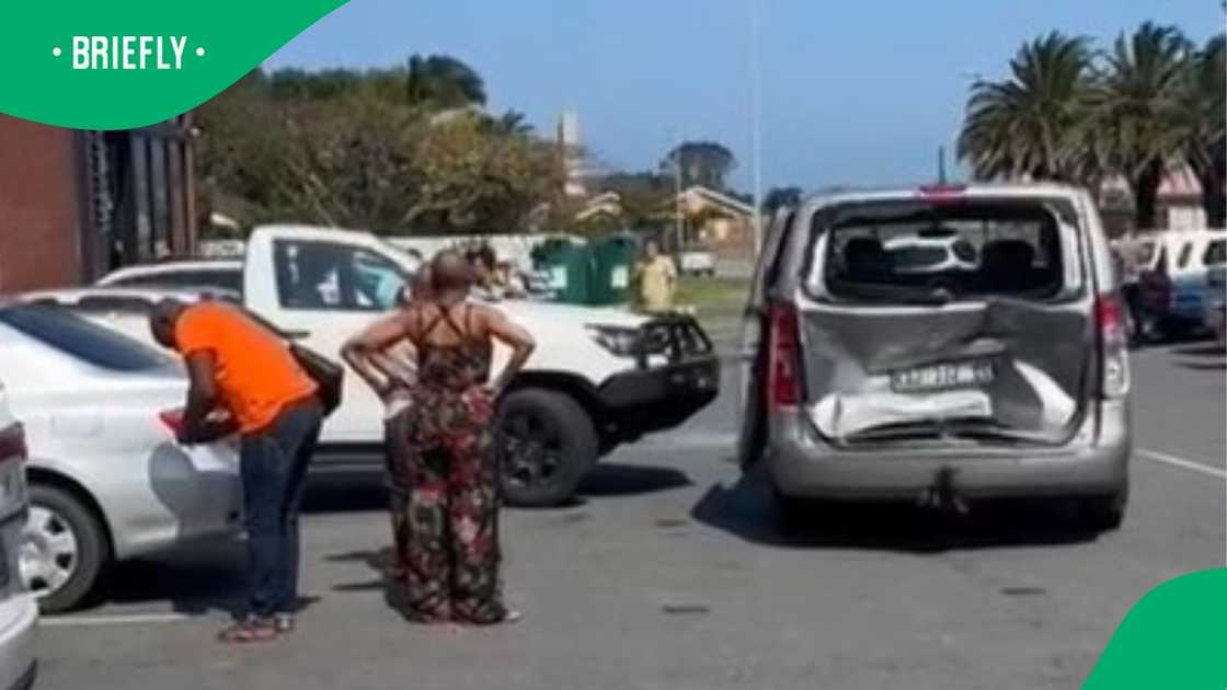 TikTok video shows man slamming into car TikTok video shows man slamming into car