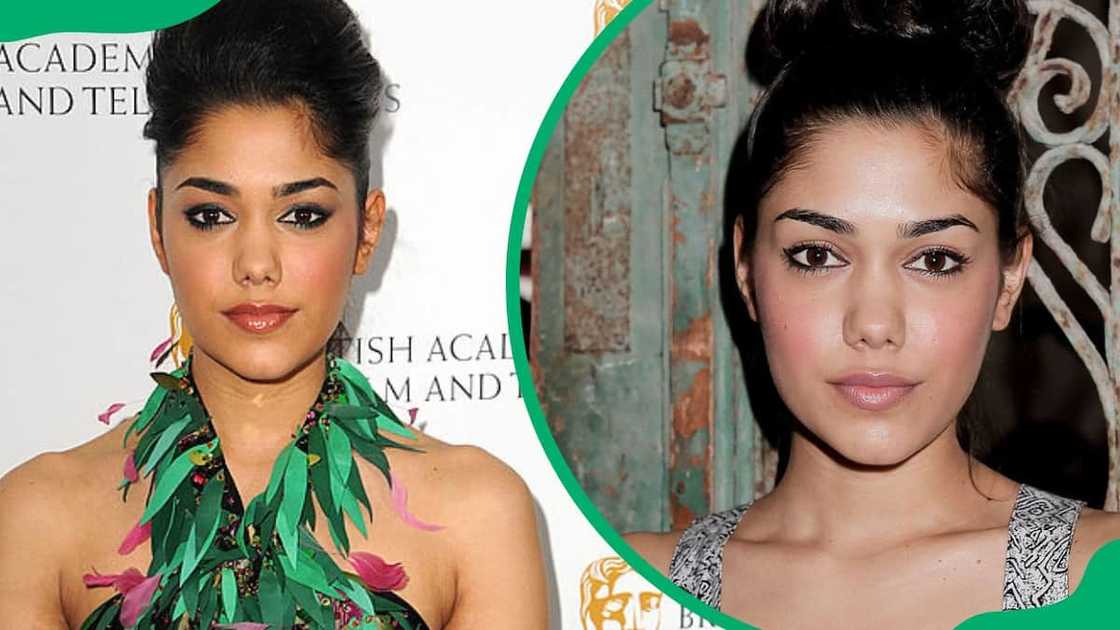 Tasie Lawrence attending Children's BAFTA Awards (L). The actress attending an event at the SUR Lounge (R) Tasie Lawrence attending Children's BAFTA Awards (L). The actress attending an event at the SUR Lounge (R)