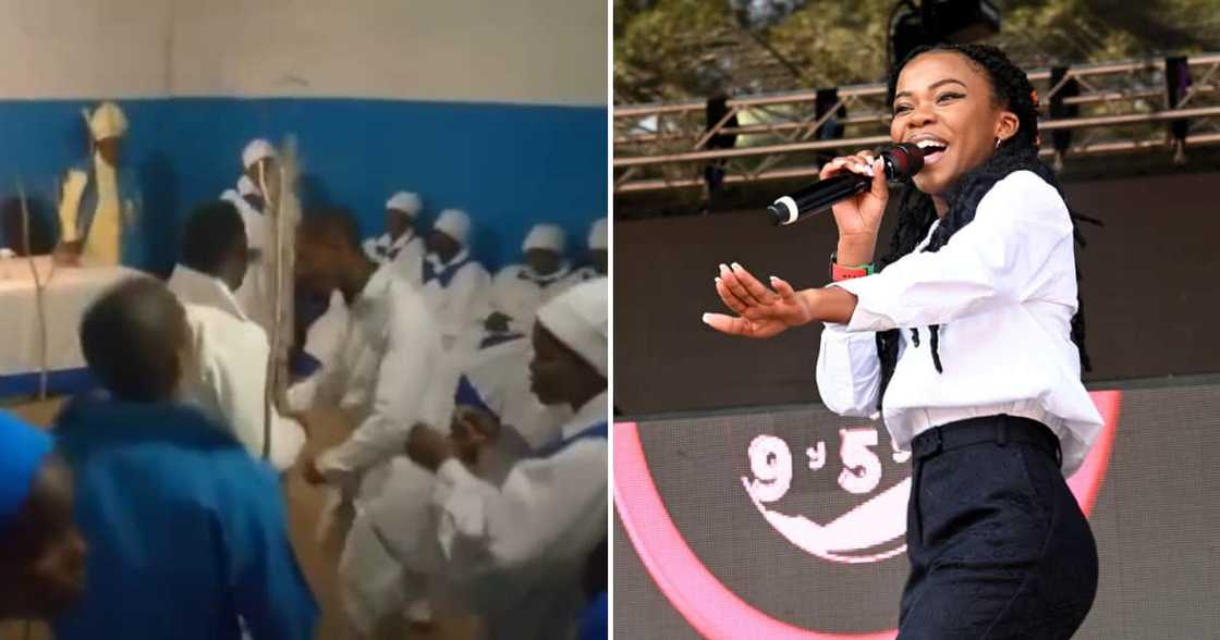 A Zion church sang Nomfundo Moh's 'Soft Life' during a service. A Zion church sang Nomfundo Moh's 'Soft Life' during a service.