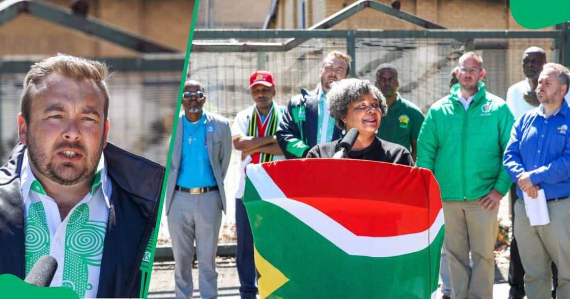 ActionSA's Michael Beaumont announced that the party has pulled out of the Multi-Party Charter ActionSA's Michael Beaumont announced that the party has pulled out of the Multi-Party Charter