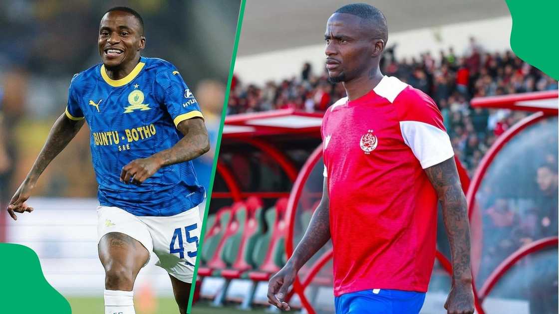 Thembinkosi Lorch is playing for Wydad AC, on loan from Mamelodi Sundowns.