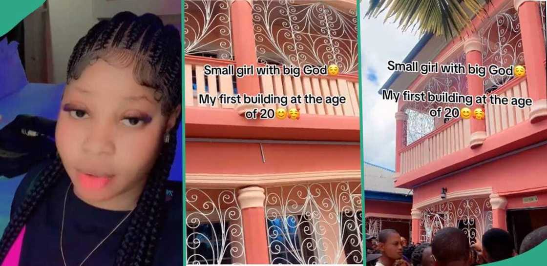 A lady built her house at the age of 20. A lady built her house at the age of 20.