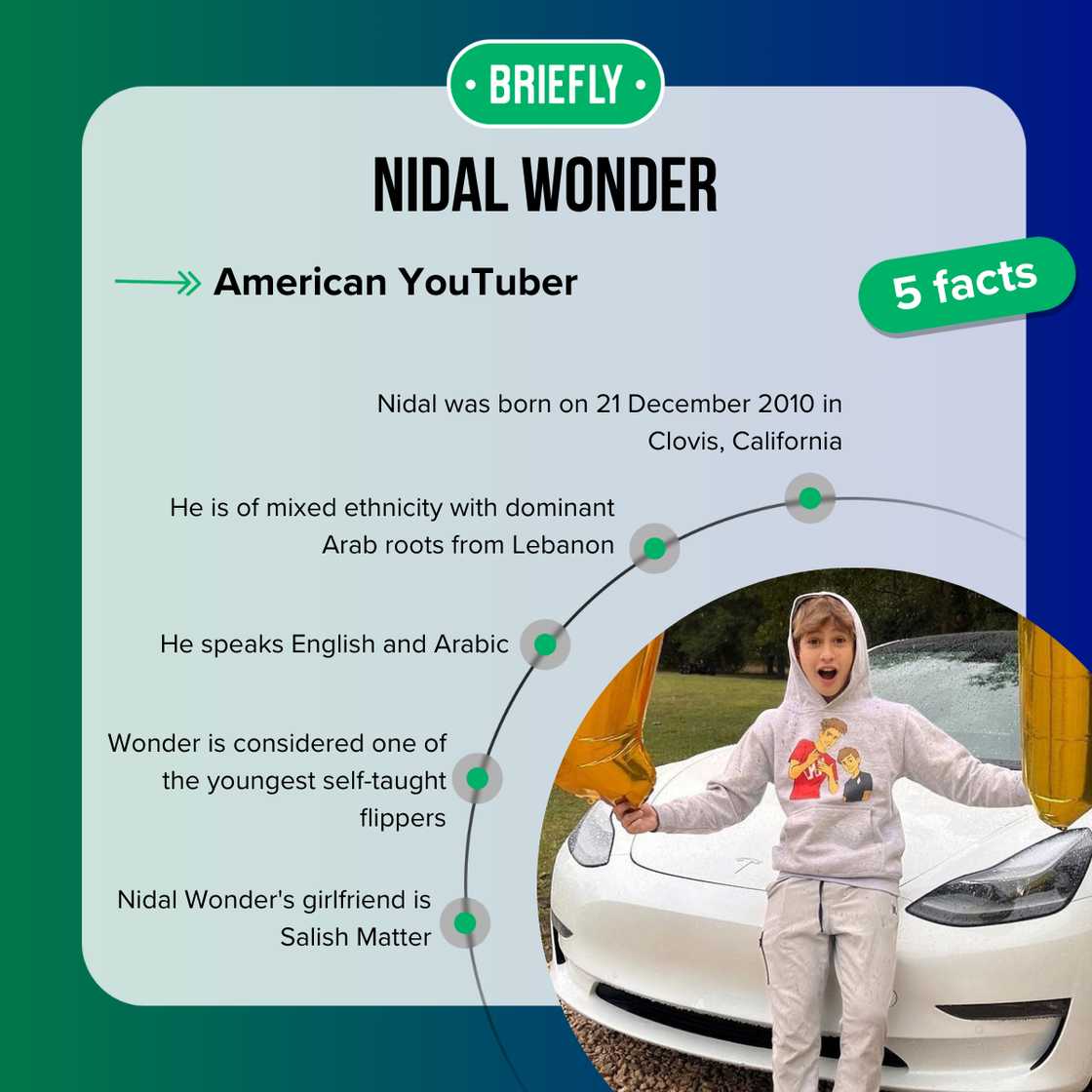 Nidal Wonder's facts