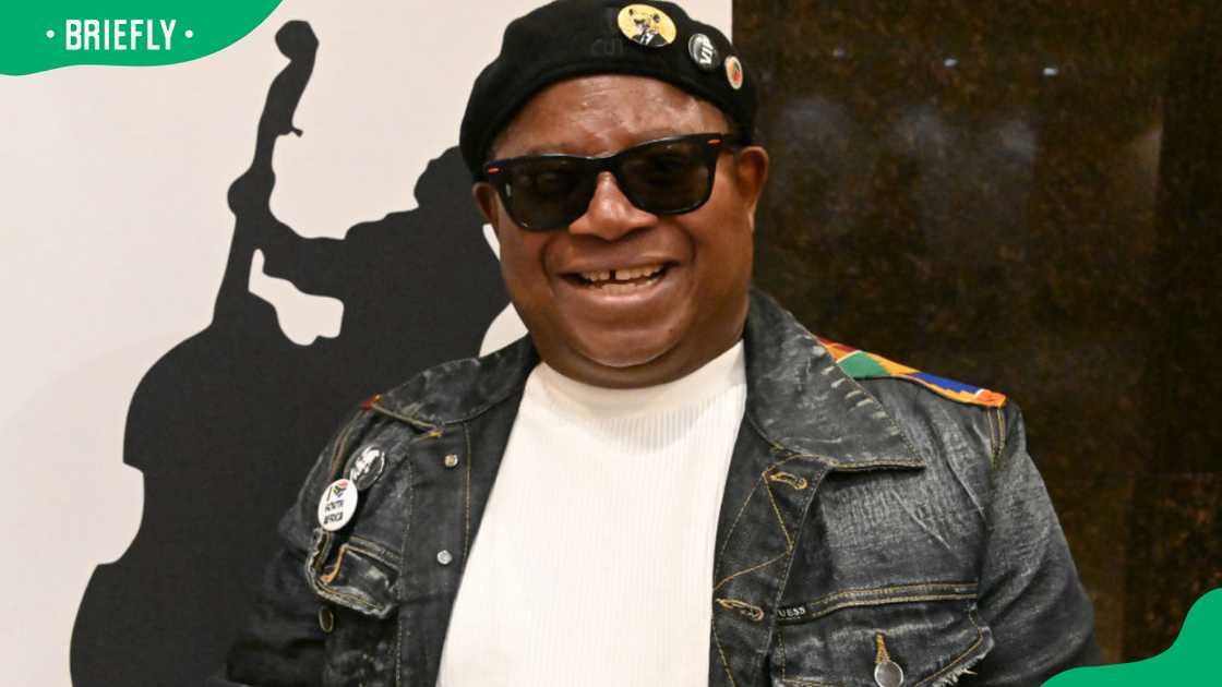 Sandile Memela during the 2023 Standard Bank Joy Of Jazz festival