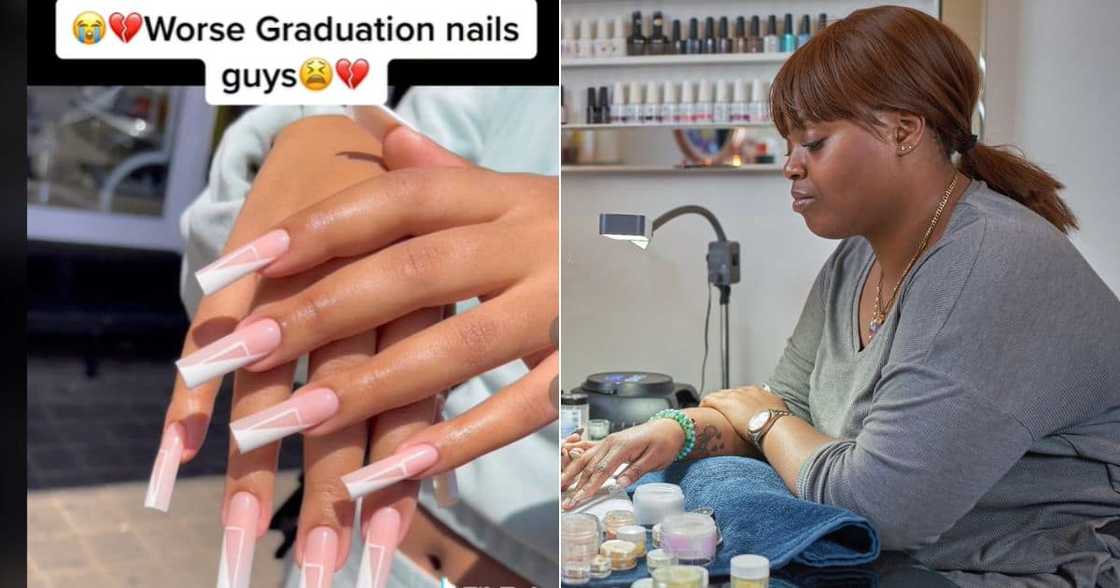SA graduate gets bad nails for special ceremony SA graduate gets bad nails for special ceremony