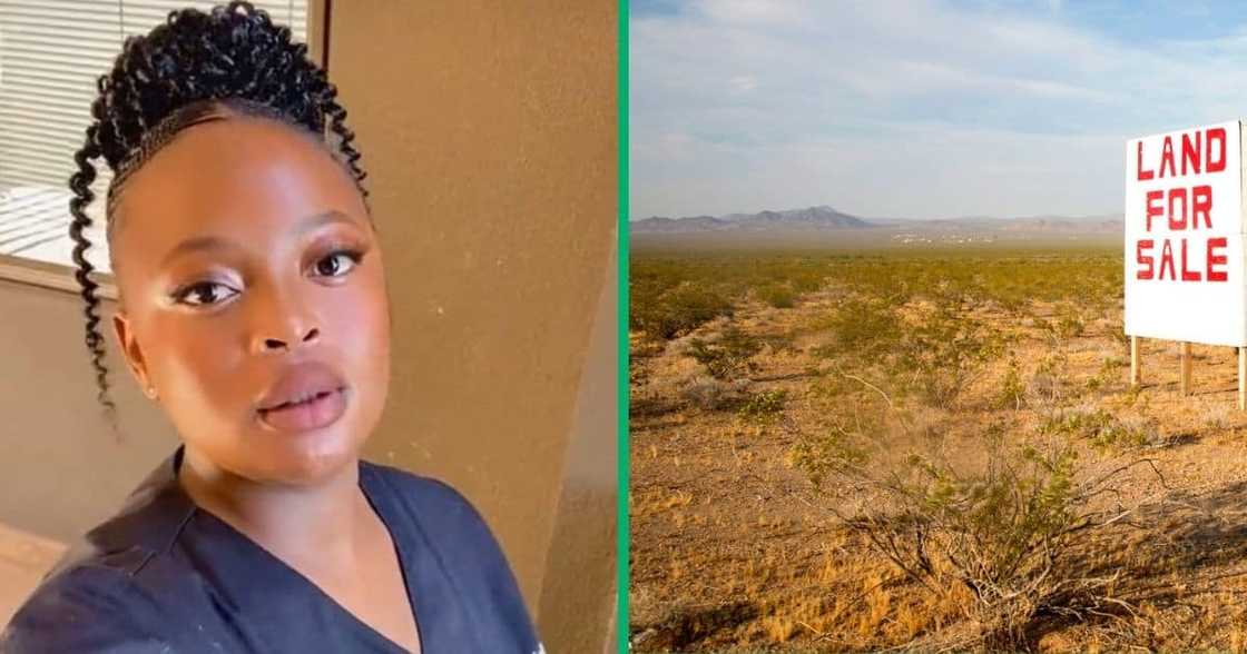 A 21-year-old woman showed off her land A 21-year-old woman showed off her land