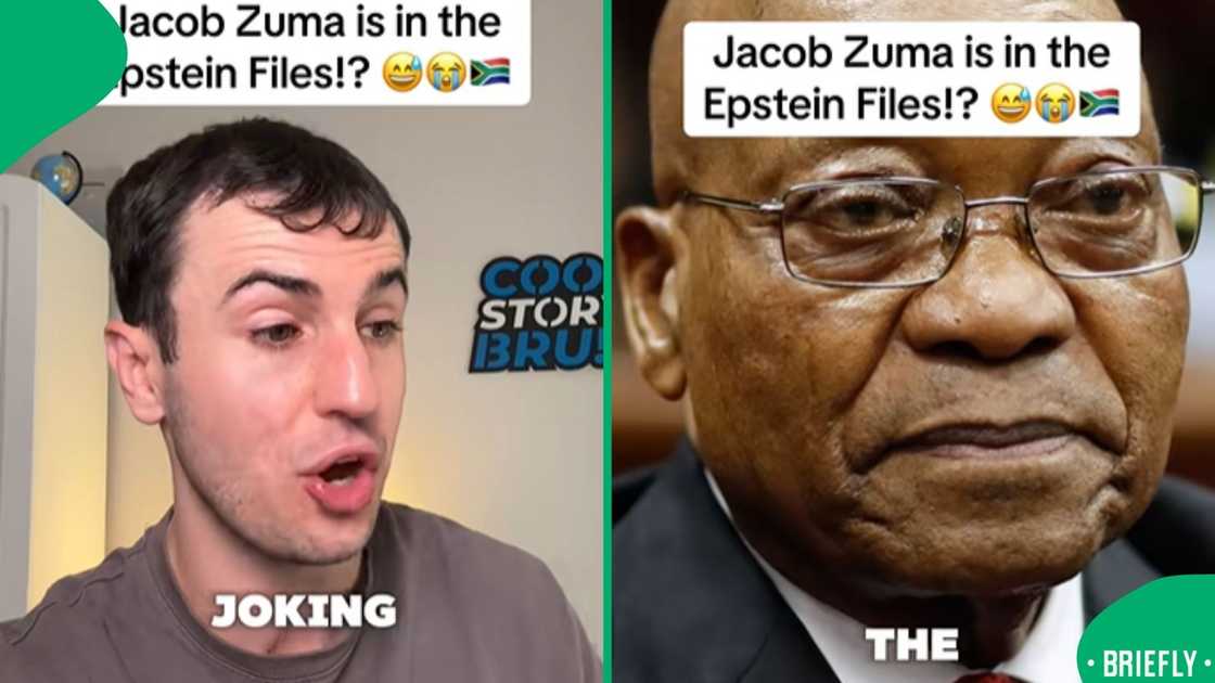 The visual on the right captured Jacob Zuma in court The visual on the right captured Jacob Zuma in court