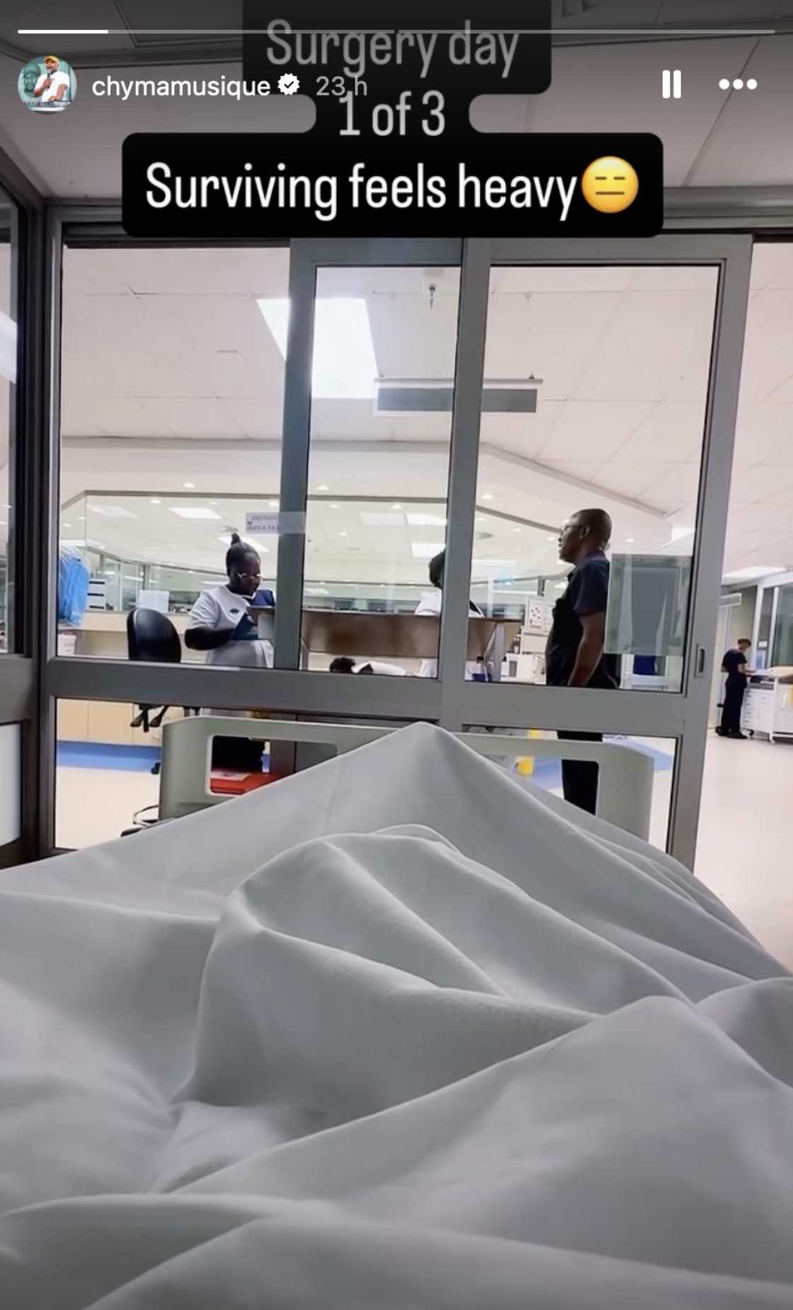 Chymamusique shared a health update Chymamusique shared a health update