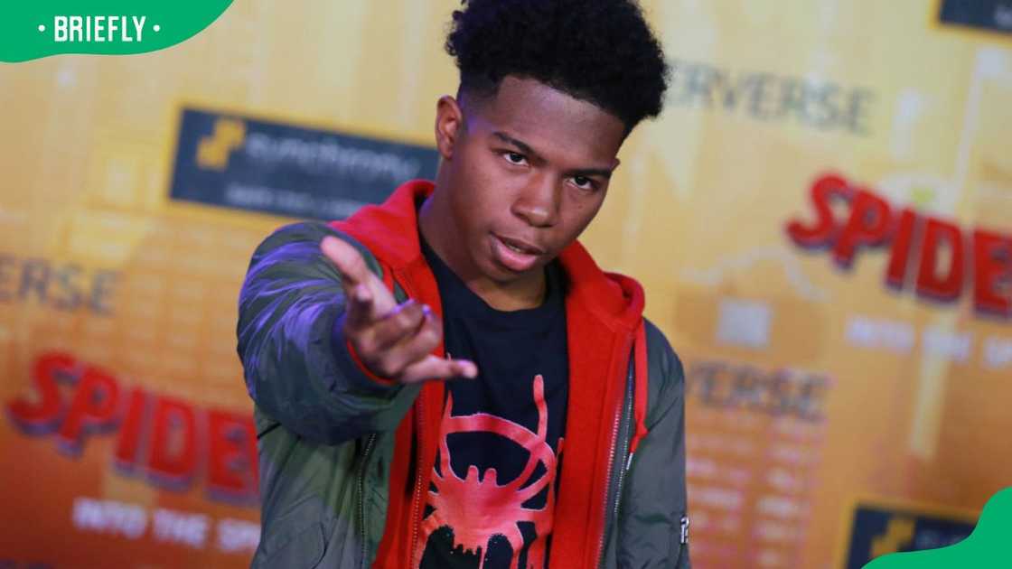 Deshae Frost at the 2018 premier of Spider-Man: Into The Spider-Verse Deshae Frost at the 2018 premier of Spider-Man: Into The Spider-Verse