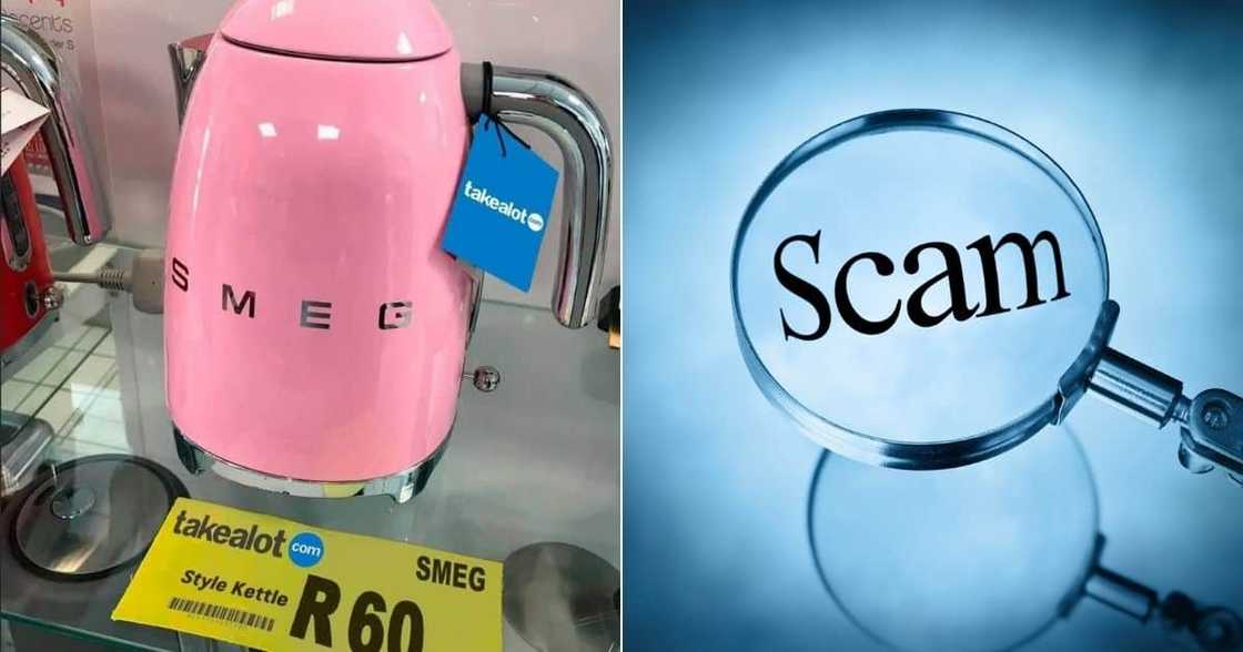 Takealot, Smeg Kettles, Scam, South Africa