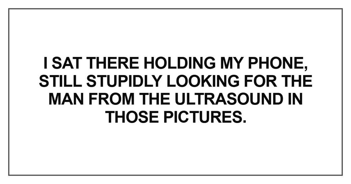 I sat there holding my phone I sat there holding my phone
