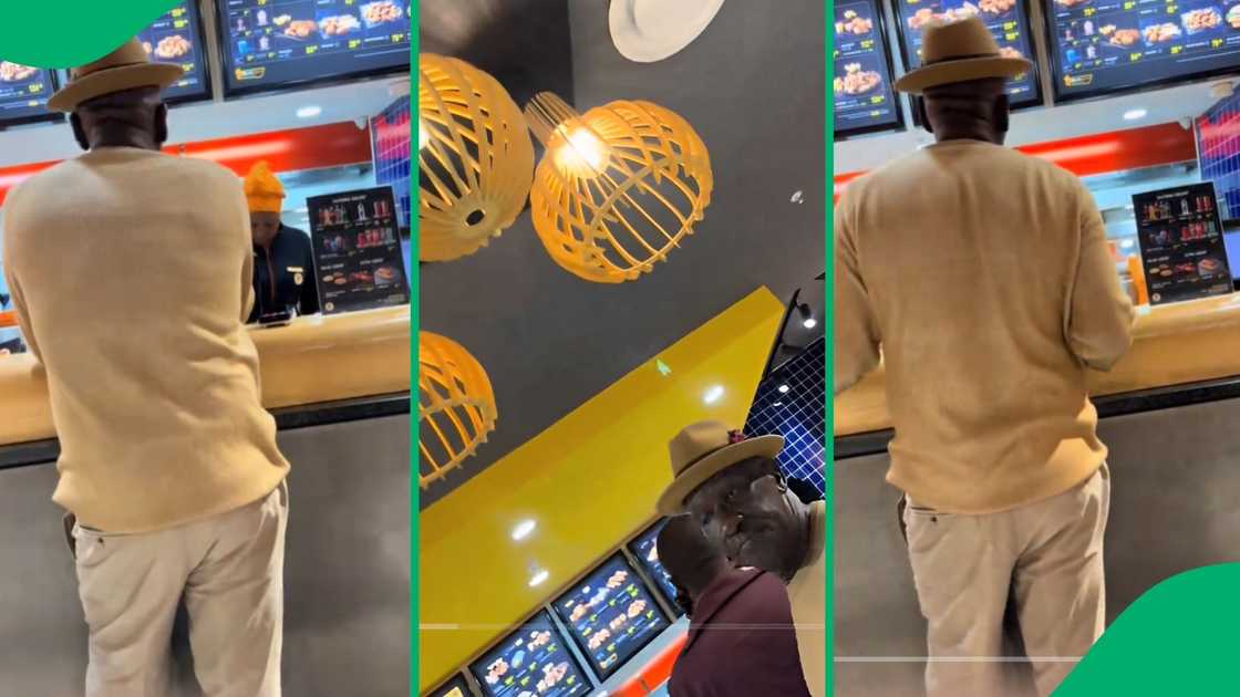 Social media users teased that Bheki Cele had lost his privileges after seeing a video of him buying food Social media users teased that Bheki Cele had lost his privileges after seeing a video of him buying food