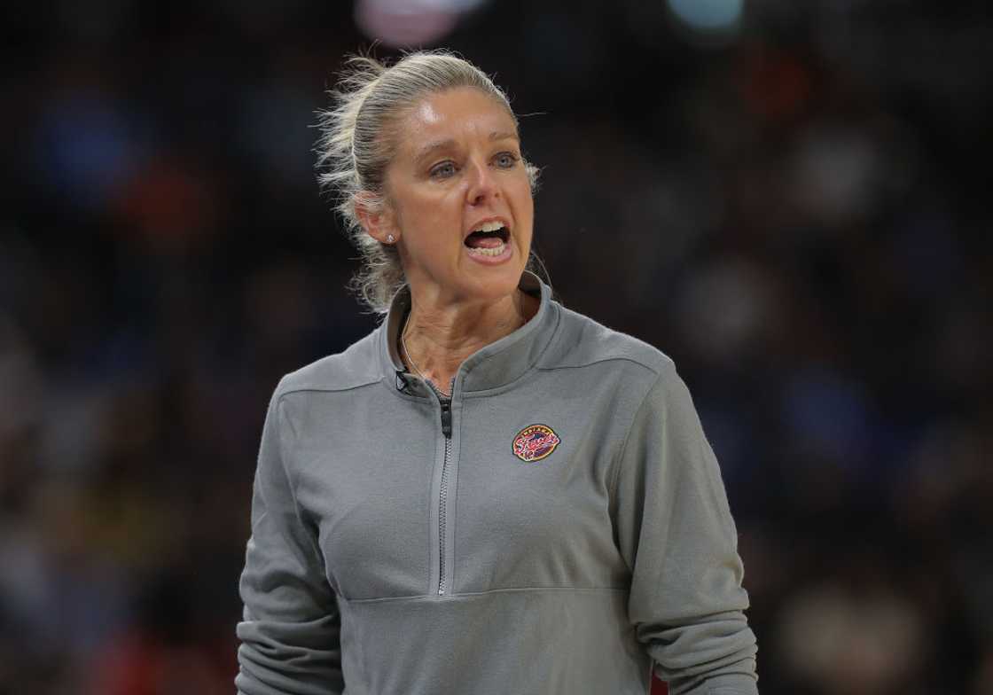 Christie Sides during the first half against the Chicago Sky