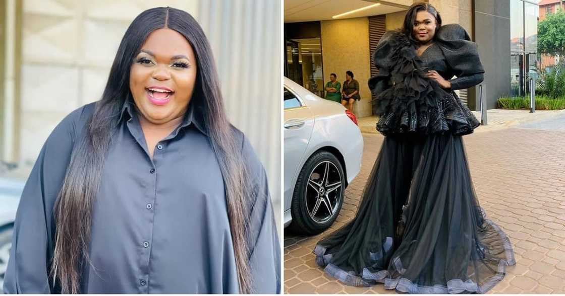 Ukhozi FM host Selbeyonce's dramatic dress