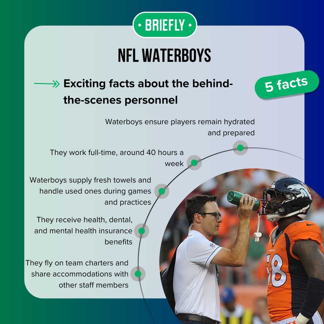 Facts about NFL waterboys Facts about NFL waterboys