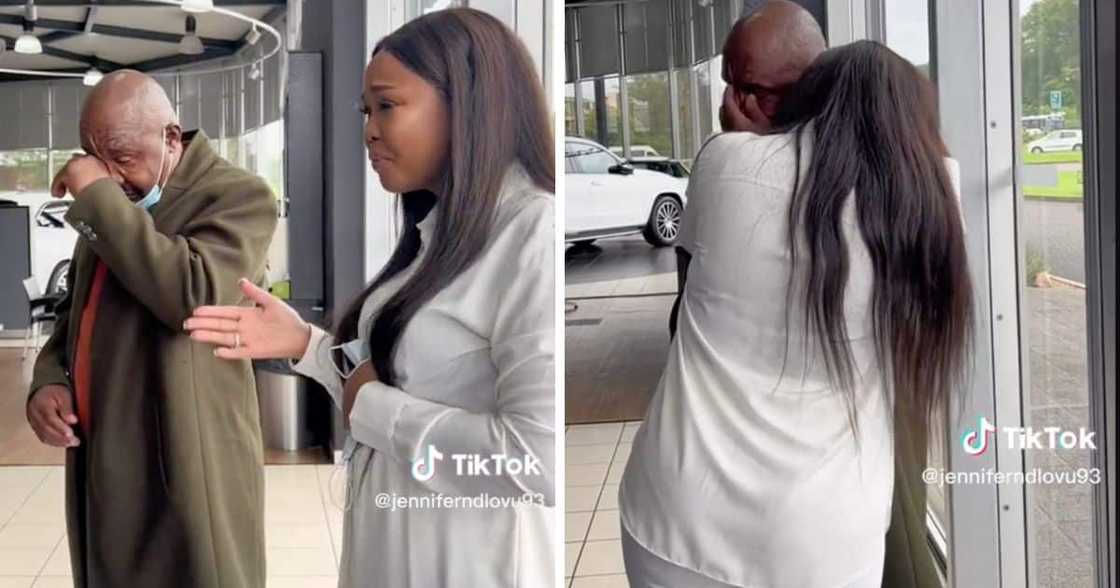 Proud dad gets emotional over daughters achievement Proud dad gets emotional over daughters achievement