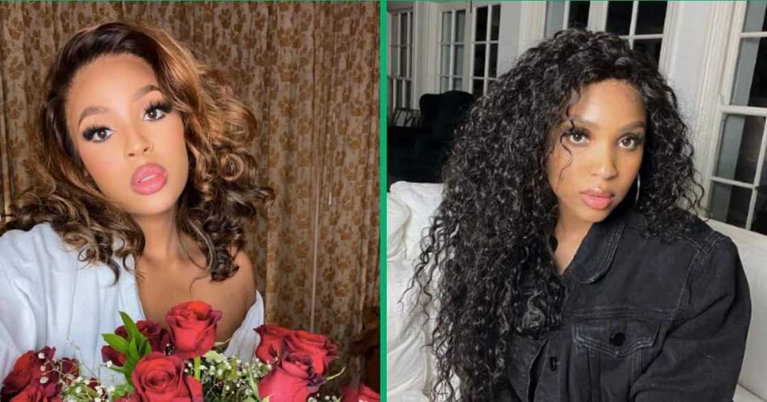 Linda Mtoba shows off imperfect skin Linda Mtoba shows off imperfect skin