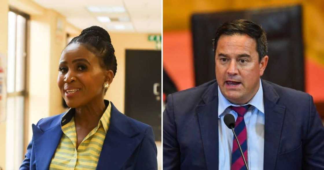 Mpho Phalatse want's DA leader John Steenhuisen's job Mpho Phalatse want's DA leader John Steenhuisen's job