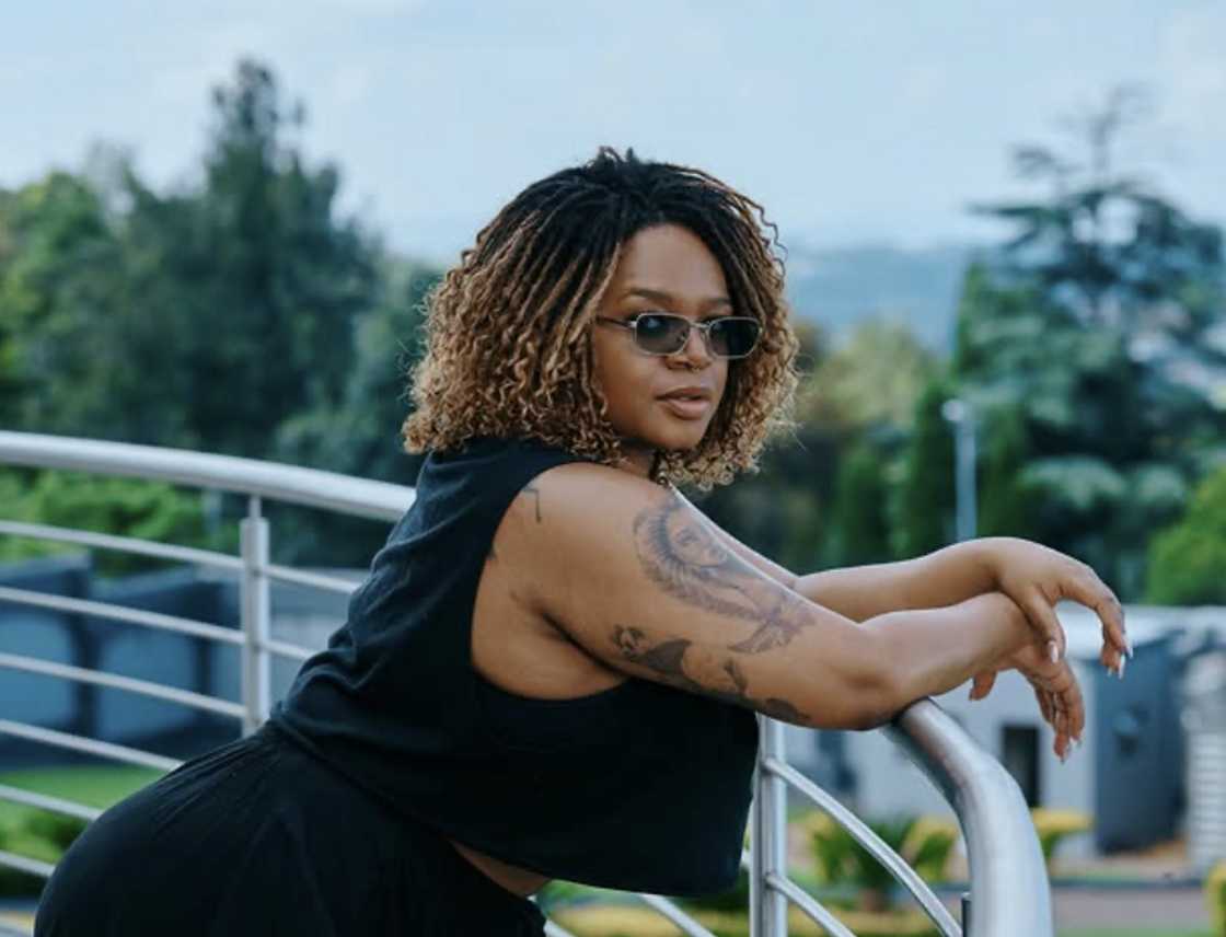 Lesedi Matsunyane-Ferguson revealed that she was a real estate agent