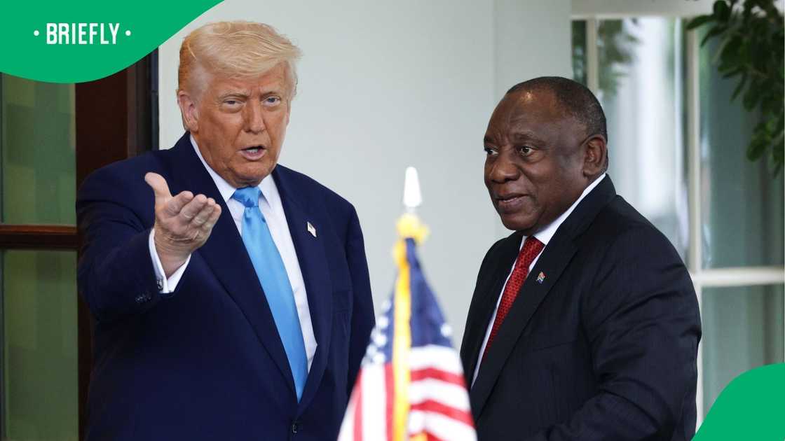 The video, according to Trump, serves as evidence that white people are under siege in South Africa. The video, according to Trump, serves as evidence that white people are under siege in South Africa.