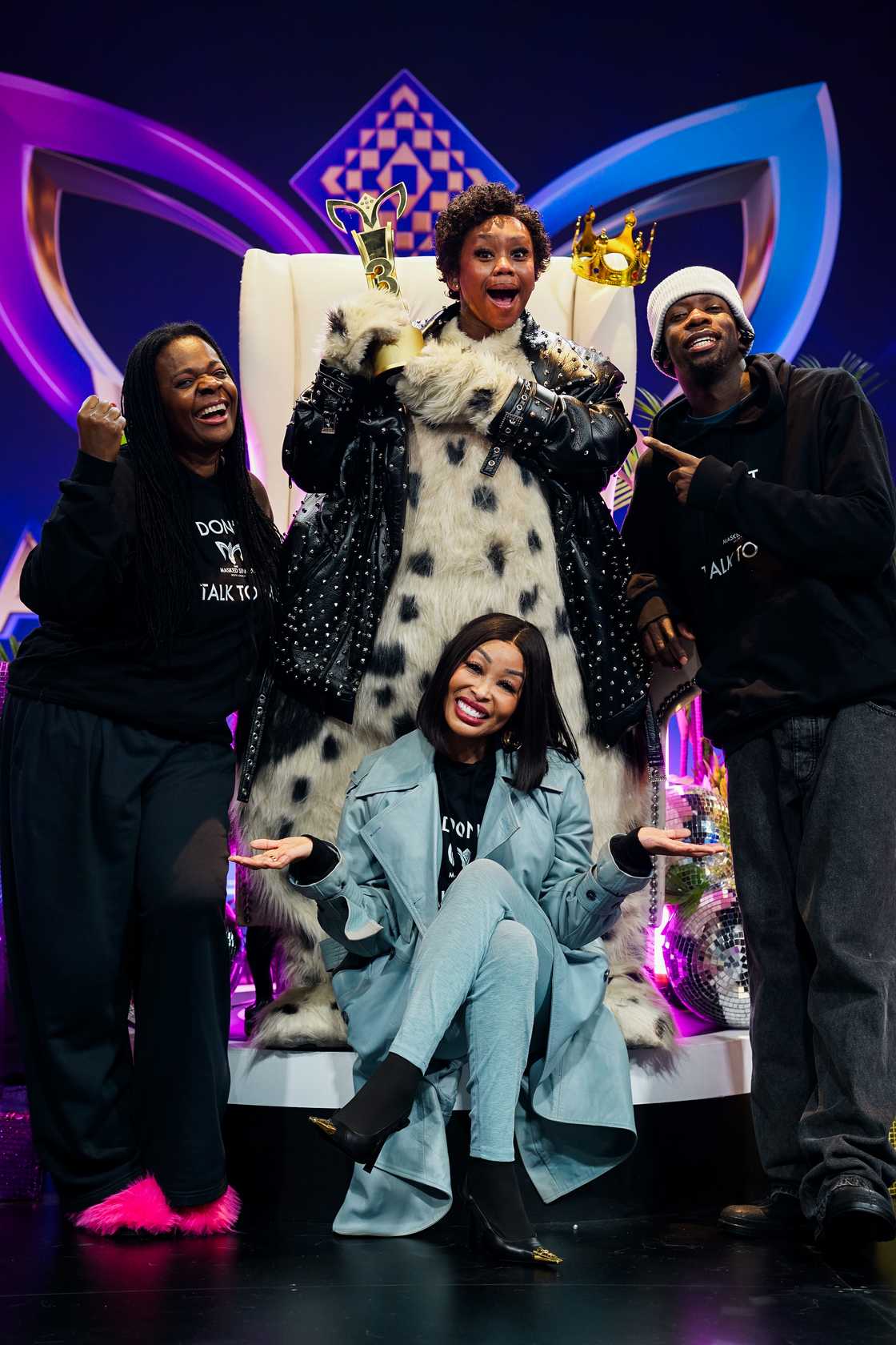 Khanyi Mbau, Judith Sephuma, Robot Boii and Bontle were the finalists of 'The Masked Singer South Africa Season 3.' Khanyi Mbau, Judith Sephuma, Robot Boii and Bontle were the finalists of 'The Masked Singer South Africa Season 3.'
