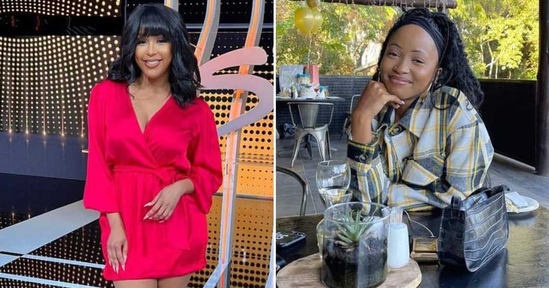 Minnie Dlamini and Uncle Waffles Minnie Dlamini and Uncle Waffles