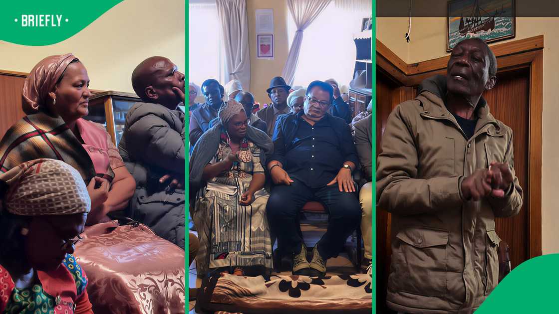 A Namibian man broke down in tears during emotional lobola celebration