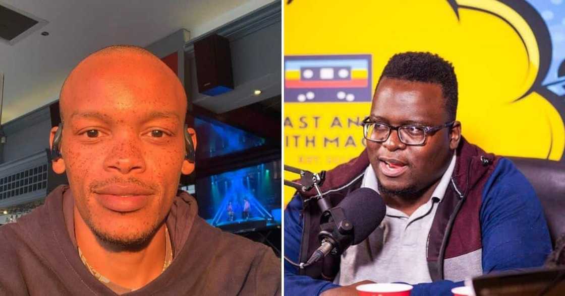 Nota Baloyi confronted Sol Phenduka Nota Baloyi confronted Sol Phenduka