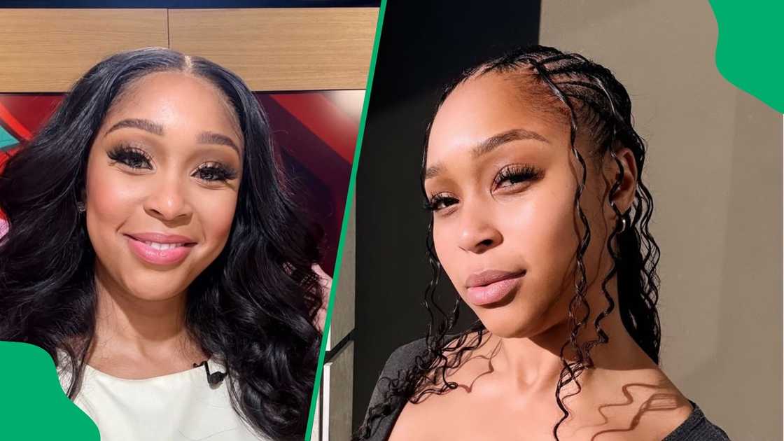 Minnie Dlamini shows off her older brother