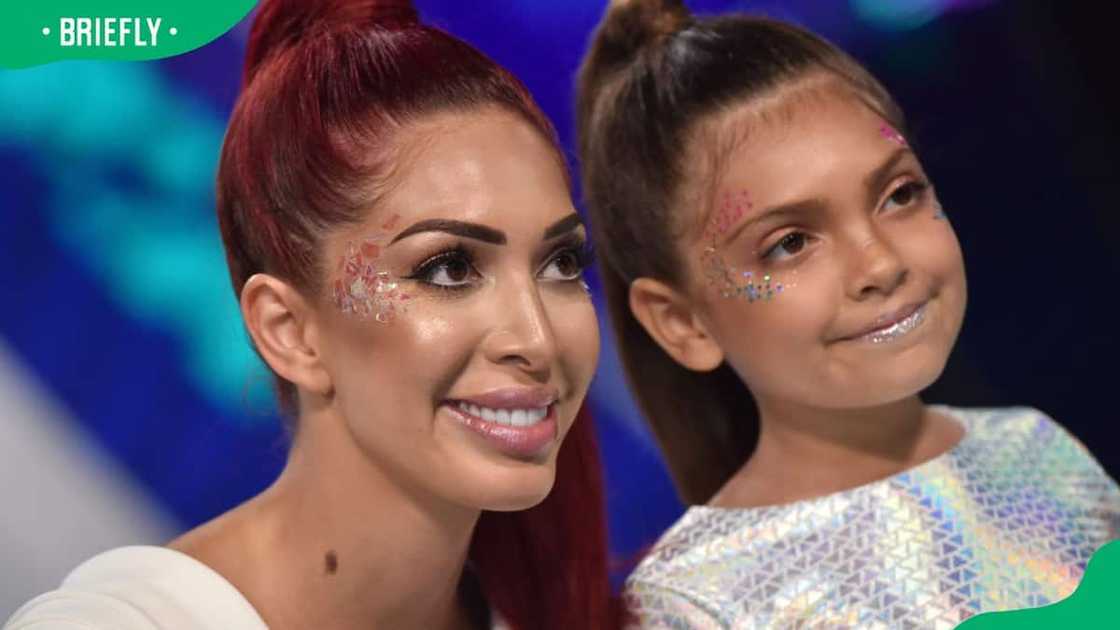 Farrah and Sophia Abraham during the 2017 MTV Video Music Awards at The Forum in Inglewood, California