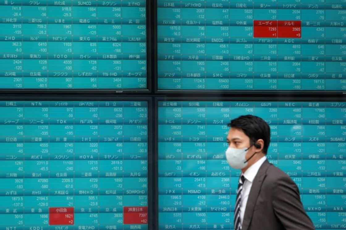 Asian stocks were off to a shaky start following plunges on Wall Street