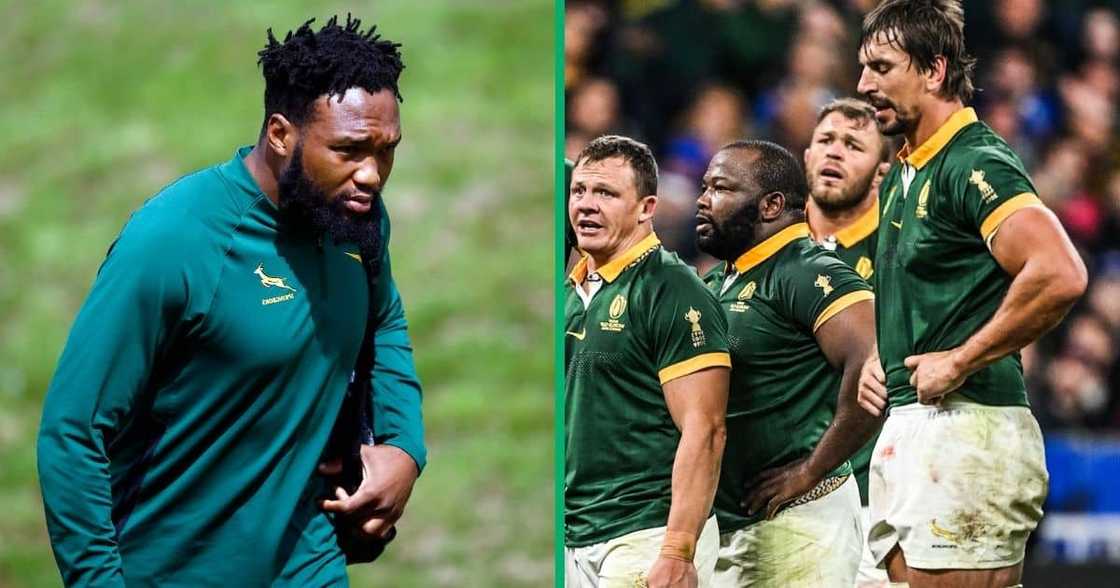 Lukhanyo Am has been left out of Springboks' semi-finals lineup for their match with England Lukhanyo Am has been left out of Springboks' semi-finals lineup for their match with England