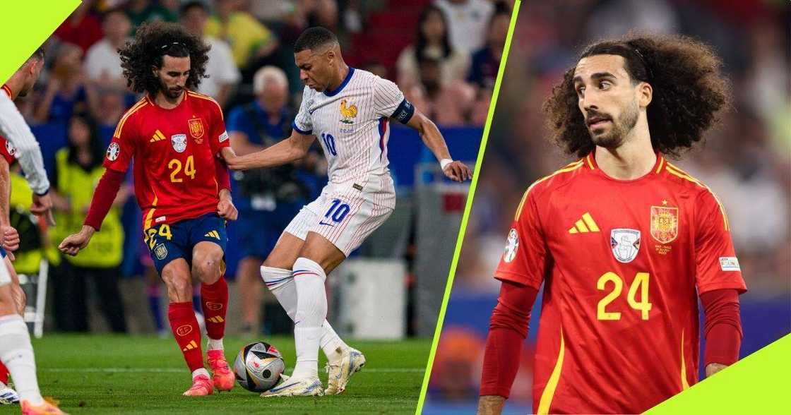 Marc Cucurella booed during Spain's win over France