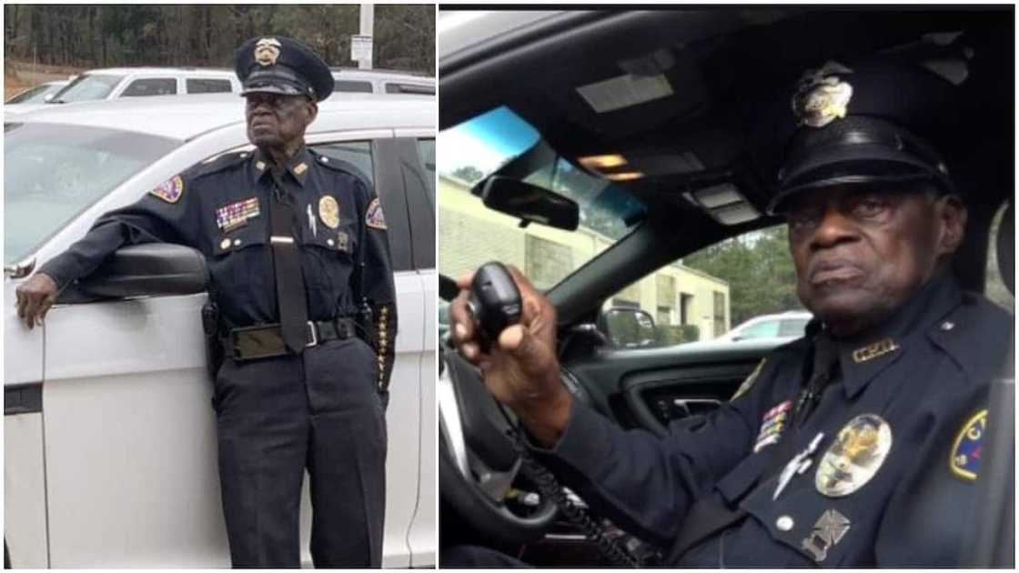 He's a cop. He's 91. And he has no plans to retire, says until God wills He's a cop. He's 91. And he has no plans to retire, says until God wills