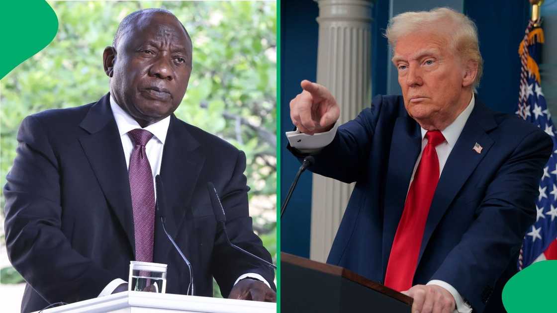 Ramaphosa hits back at Trump after move to cut funding to SA due to land expropriation Ramaphosa hits back at Trump after move to cut funding to SA due to land expropriation
