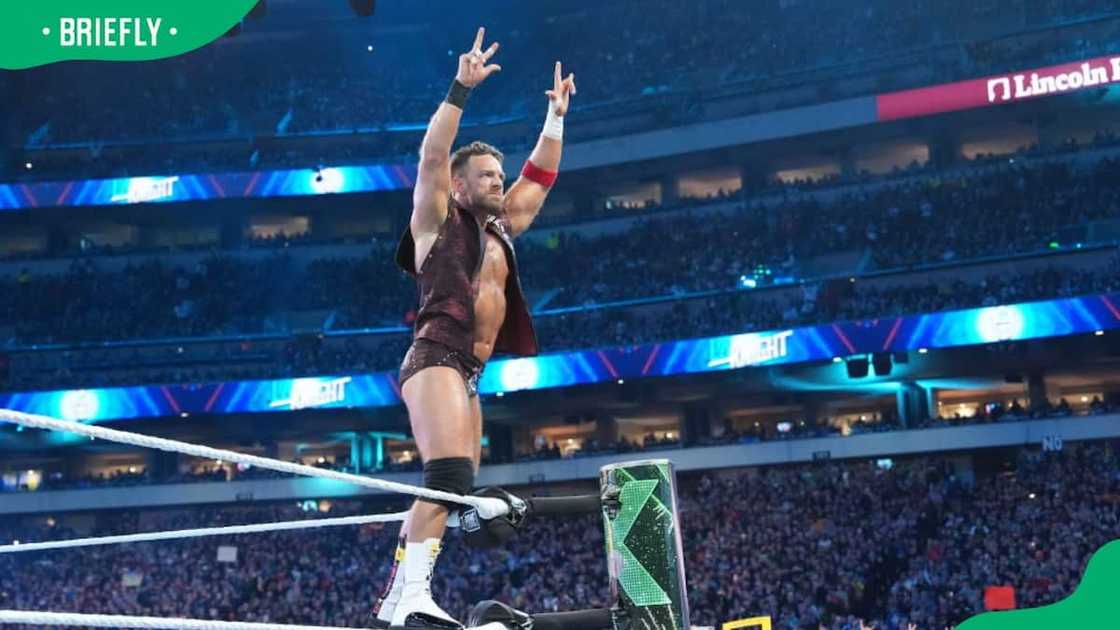 LA Knight during Night Two of WrestleMania 40 at Lincoln Financial Field in 2024 LA Knight during Night Two of WrestleMania 40 at Lincoln Financial Field in 2024